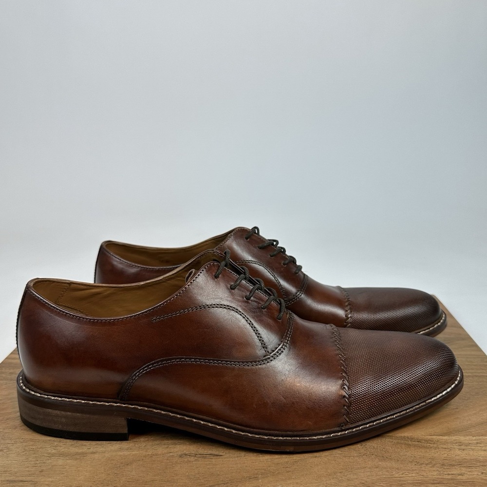New Mens Joseph Abboud Essex Cap Toe Oxfords Business Dress Shoes‎ Size 12 D